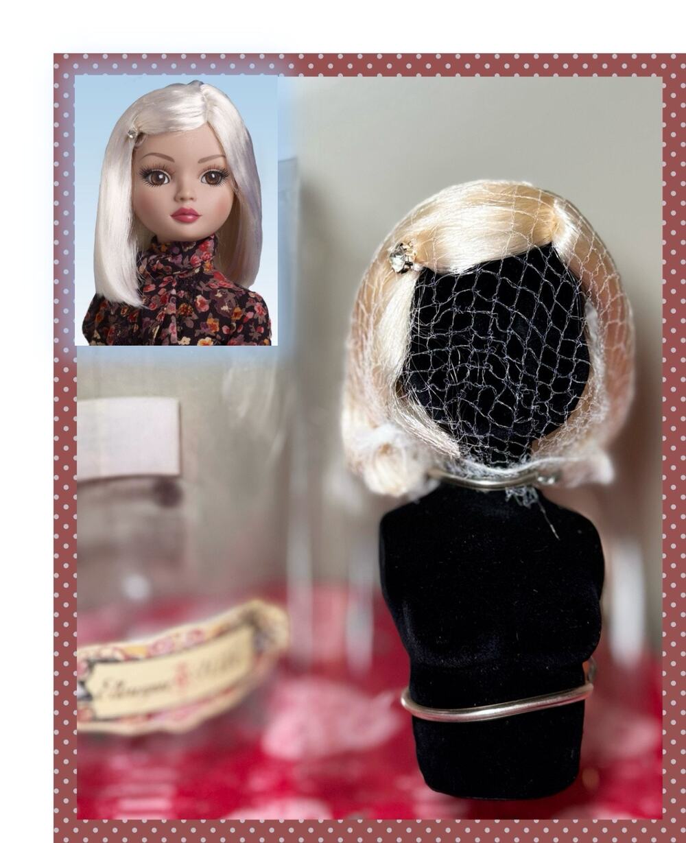 Ellowyne Wilde Easy Sleek Platinum Wig 16" Tonner Imagination 6/7 Evangeline